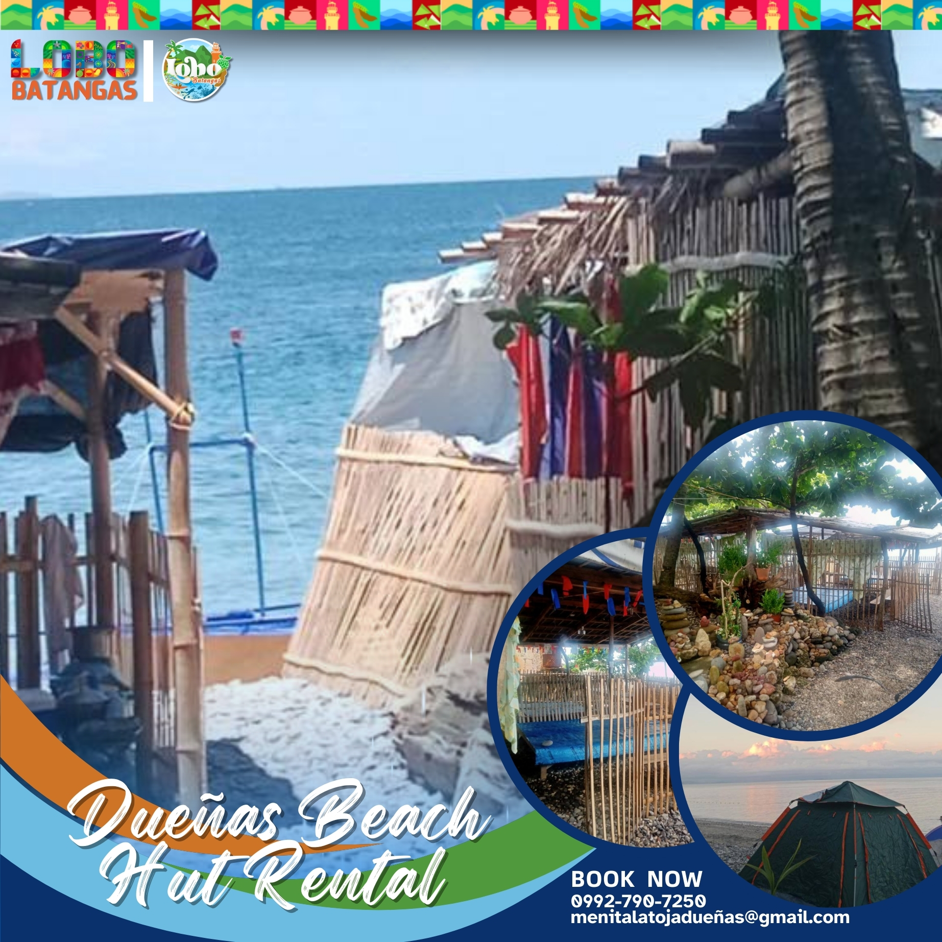 DUEÑAS BEACH HUT RENTAL